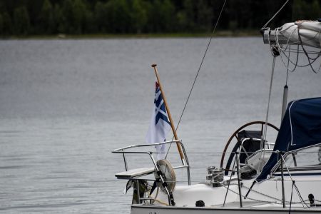 Finsk seglare i hamnen